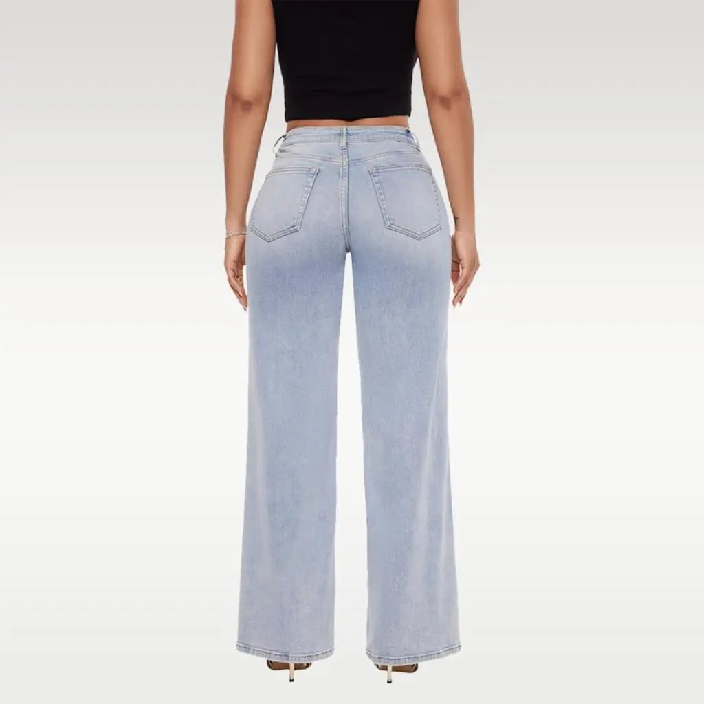 Coven™ Mid-Low Rise Stretch Wide-Leg Jeans