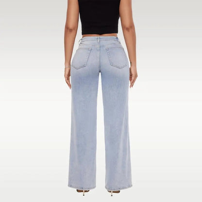 Coven™ Mid-Low Rise Stretch Wide-Leg Jeans