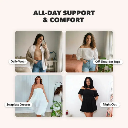 You gave up on strapless bras because they never stay up. We fixed that. Meet the Coven™ strapless bra