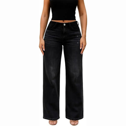 Coven™ Mid-Low Rise Stretch Wide-Leg Jeans