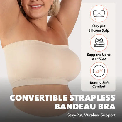 You gave up on strapless bras because they never stay up. We fixed that. Meet the Coven™ strapless bra